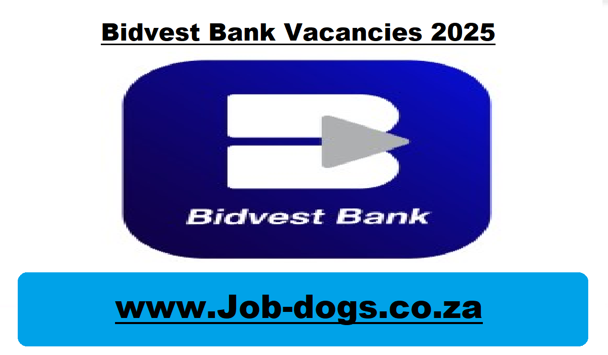 Bidvest Bank Vacancies 2025