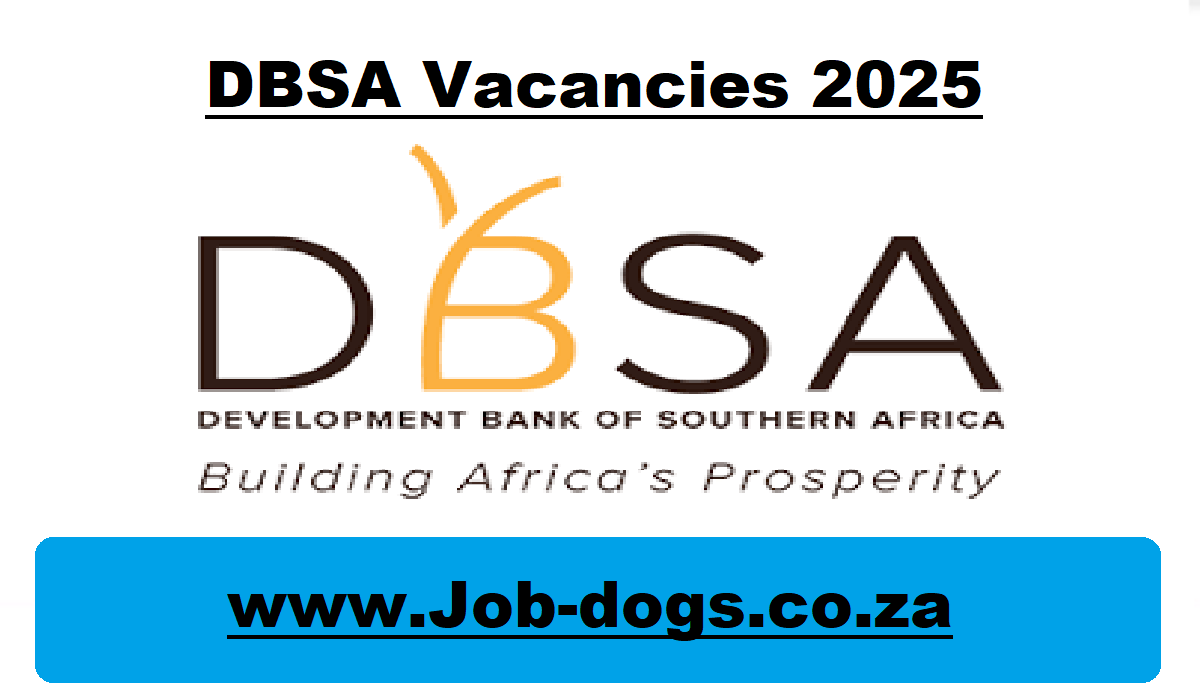 DBSA Vacancies 2025