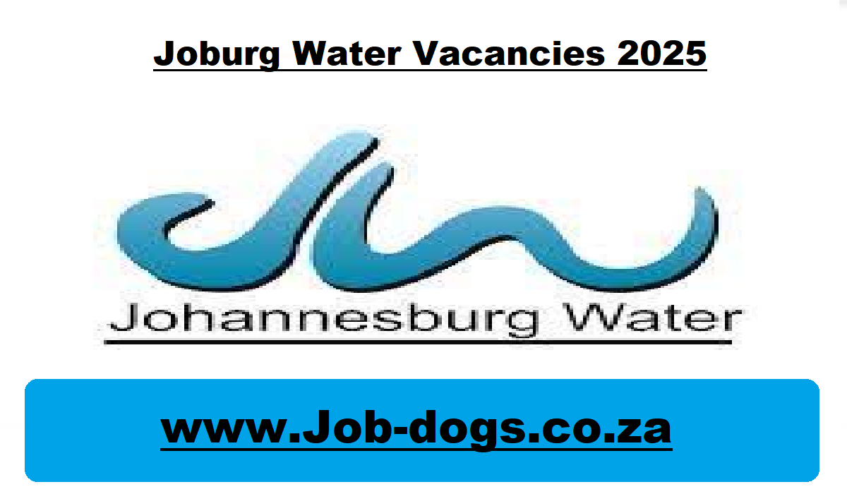 Joburg Water Vacancies 2025