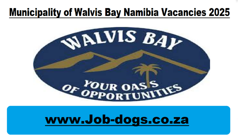 Municipality of Walvis Bay Namibia Vacancies 2025