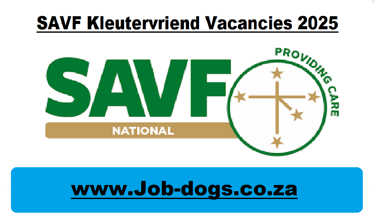 SAVF Kleutervriend Vacancies 2025