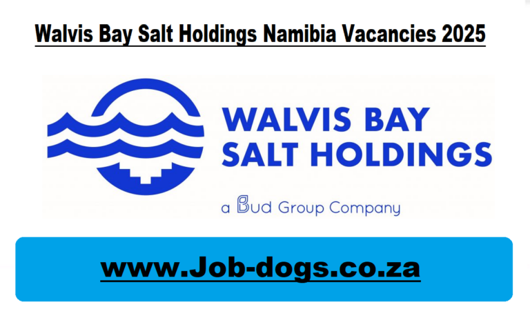 Walvis Bay Salt Holdings Namibia Vacancies 2025