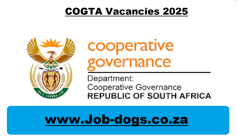 COGTA Vacancies 2025