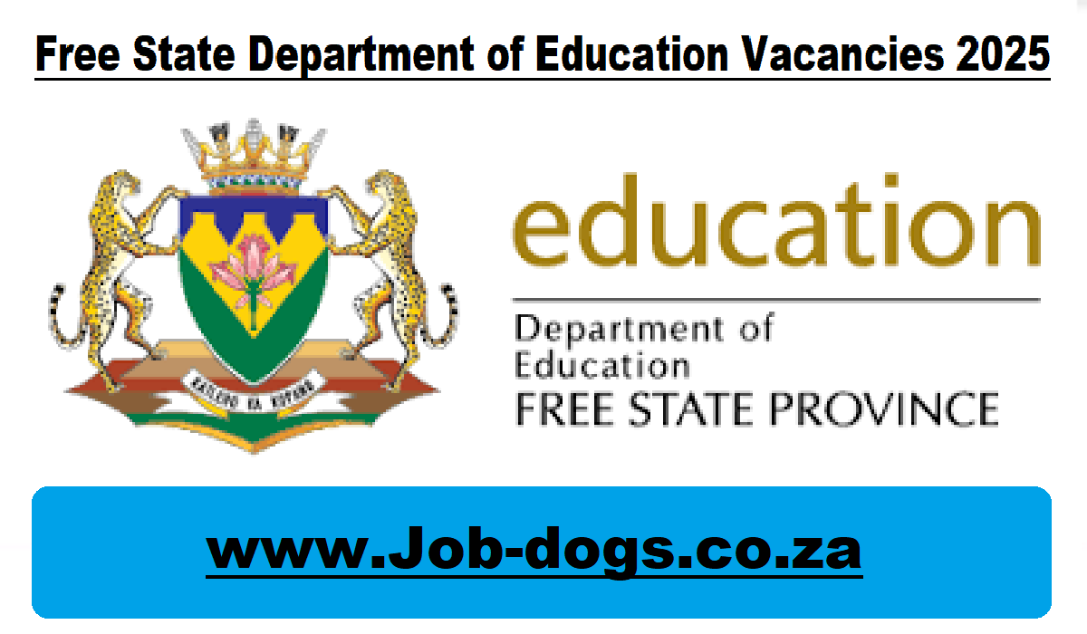 Free State Department of Education Vacancies 2025