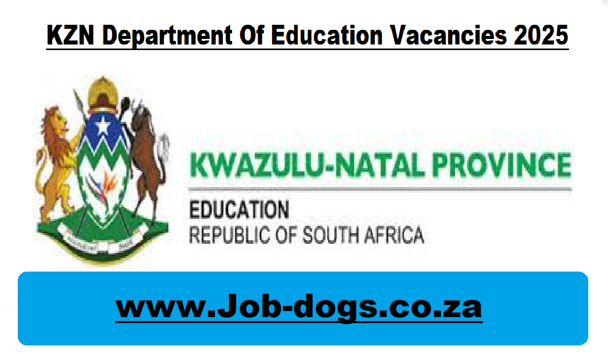 KZN Department Of Education Vacancies 2025