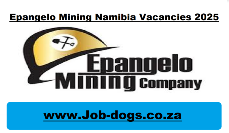Epangelo Mining Namibia Vacancies 2025