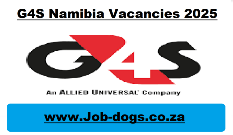 G4S Namibia Vacancies 2025