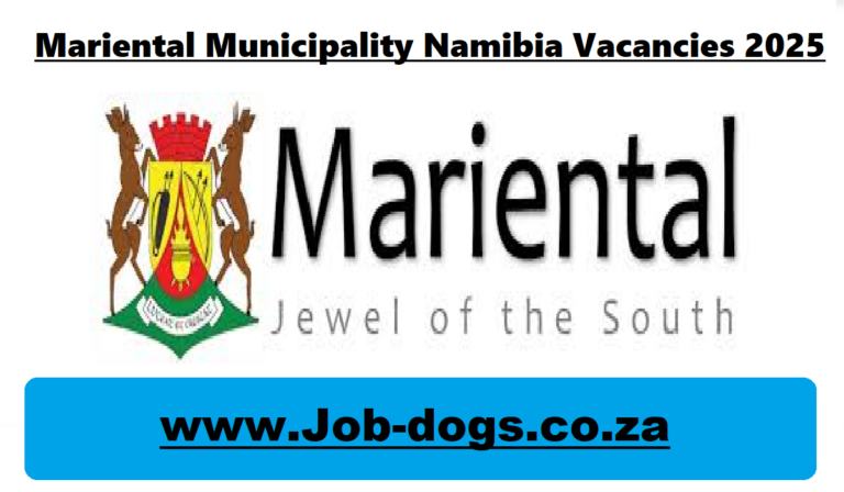 Mariental Municipality Namibia Vacancies 2025