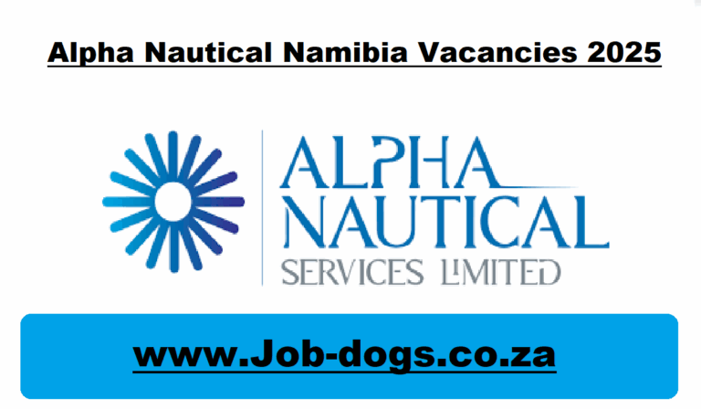 Alpha Nautical Namibia Vacancies 2025