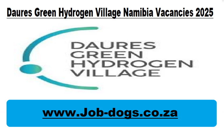 Daures Green Hydrogen Village Namibia Vacancies 2025